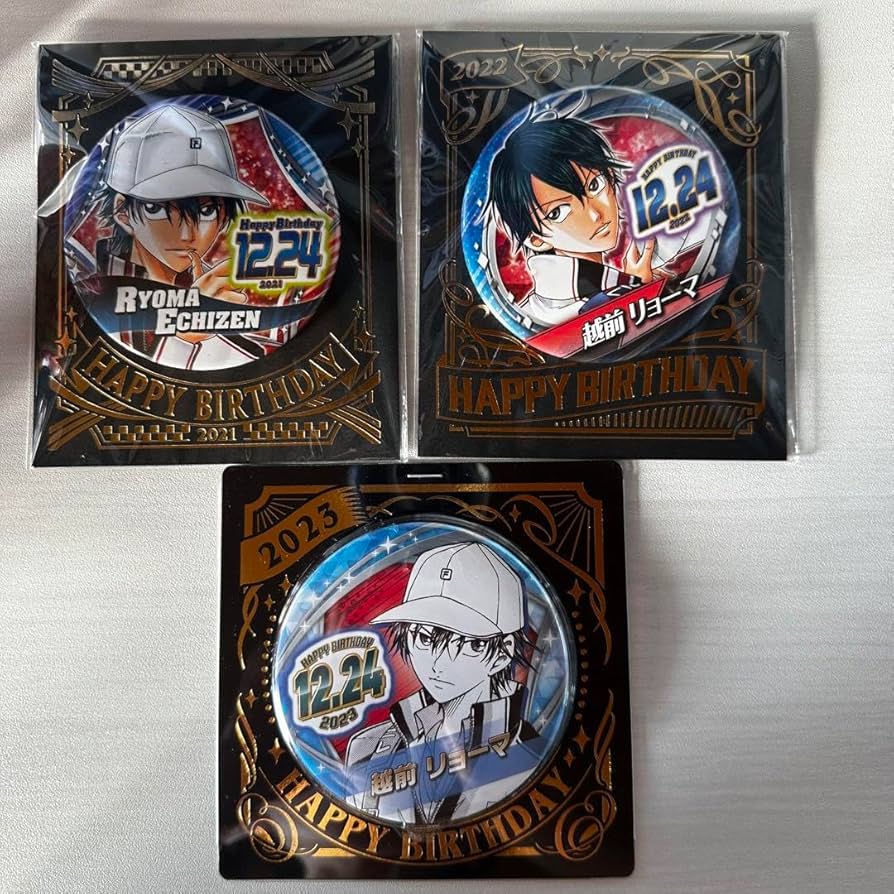 新テニスの王子様 越前リョーマ ドンキホーテ 缶バッジ コラボ テニス