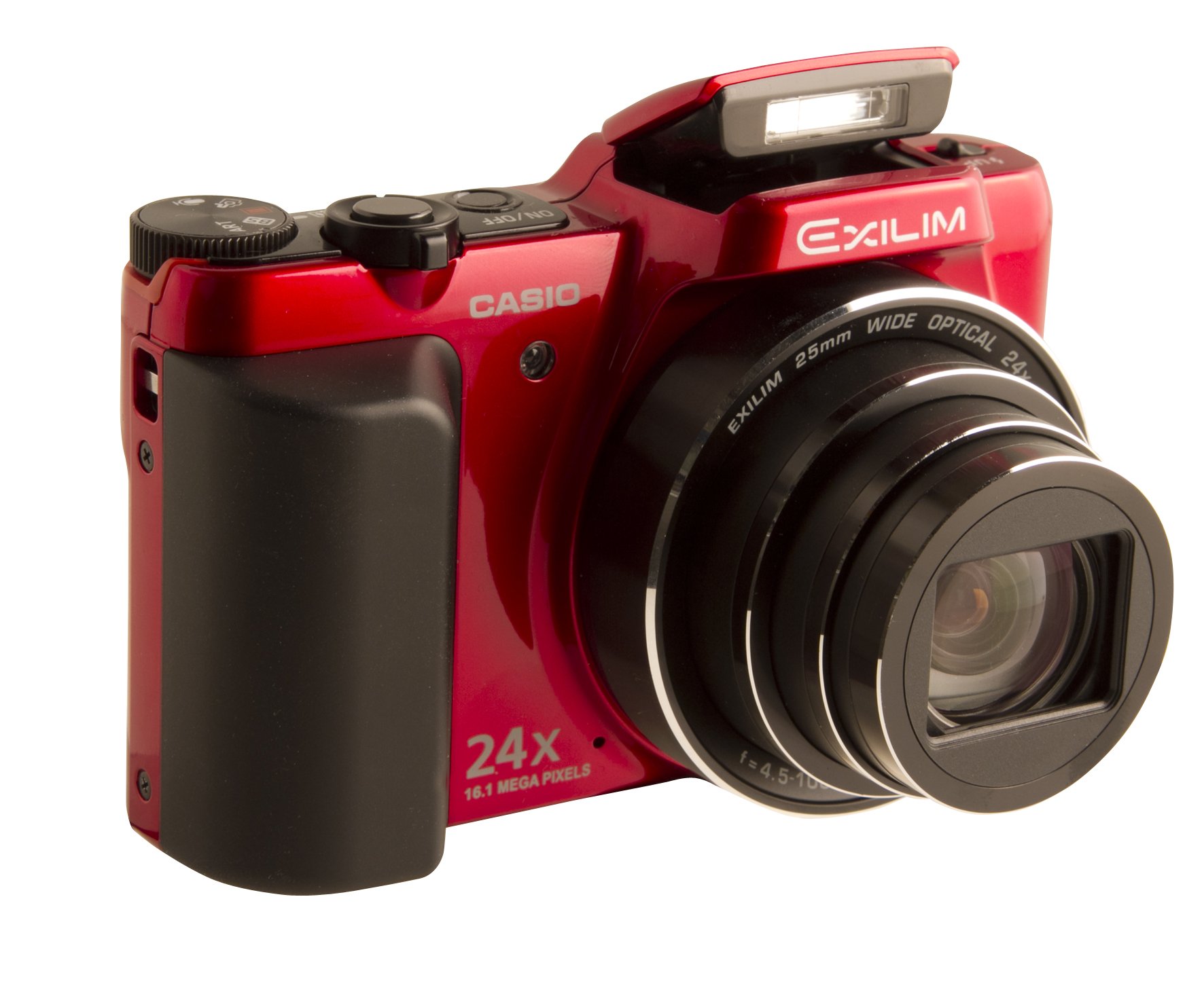 Amazon | CASIO デジタルカメラ EXILIM 1610万画素 24倍 レッド EX