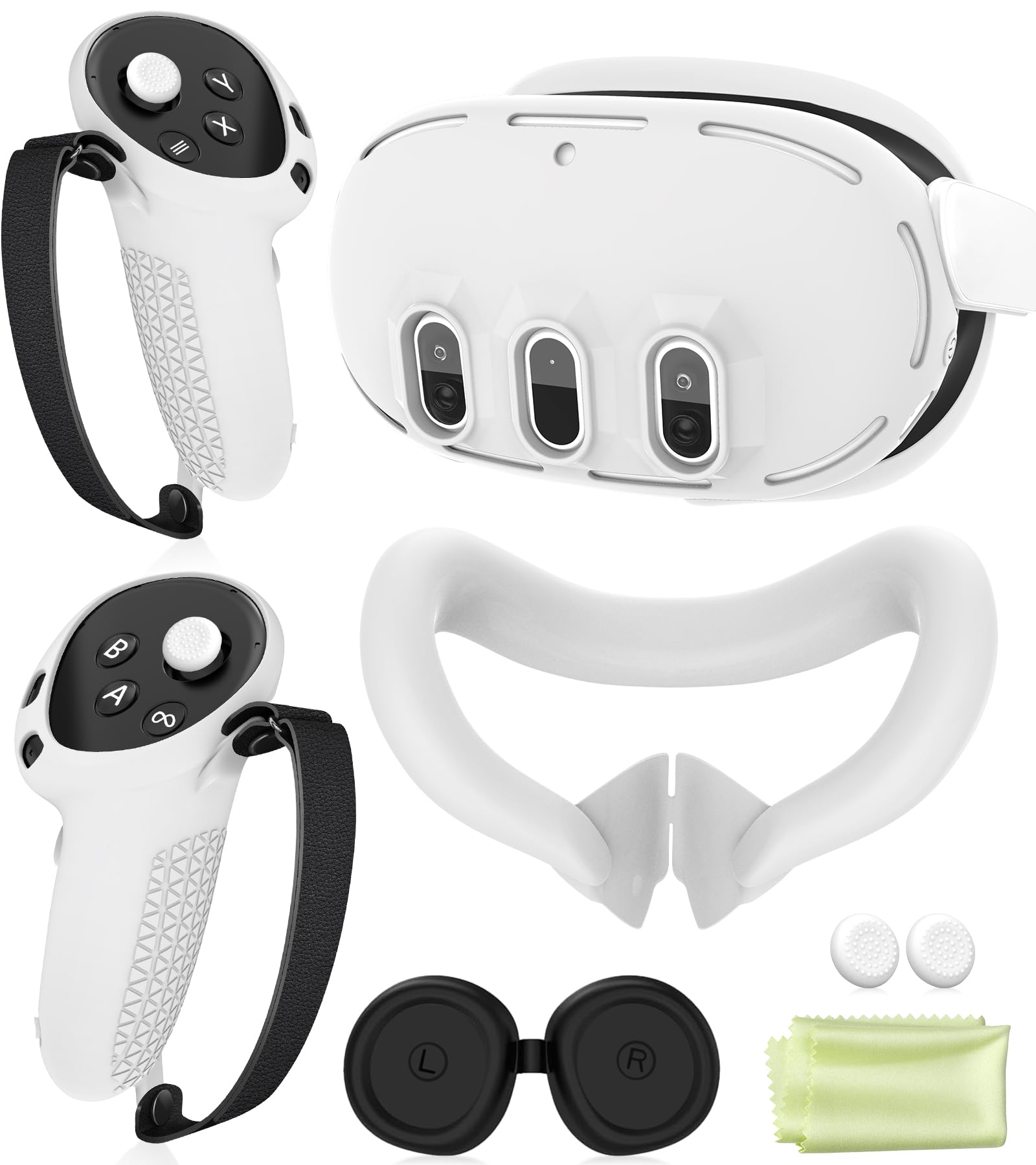 Amazon.com: Silicone Cover Set Compatible with Meta Oculus/Quest 3