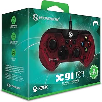 Amazon.co.jp: X91 ICE 有線コントローラー Ruby Red Xbox Series X|S