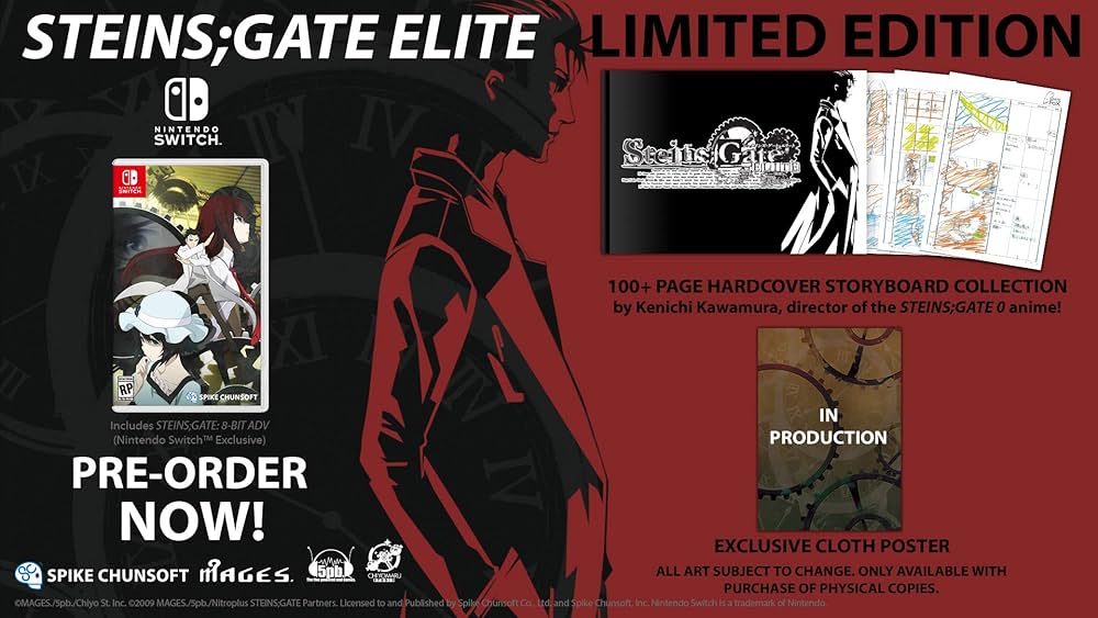 Amazon.com: Steins;Gate Elite - Limited Edition (Nintendo Switch