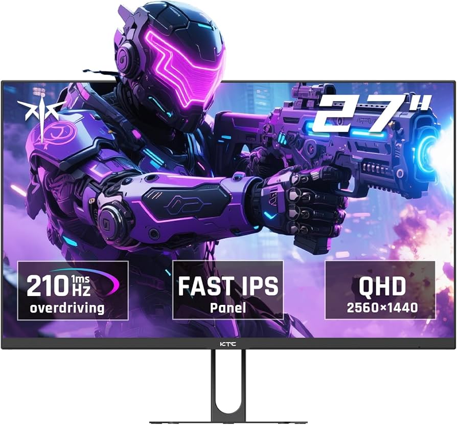 Amazon.com: KTC 27 Inch QHD Gaming Monitor, 2K 200Hz Up to 210Hz
