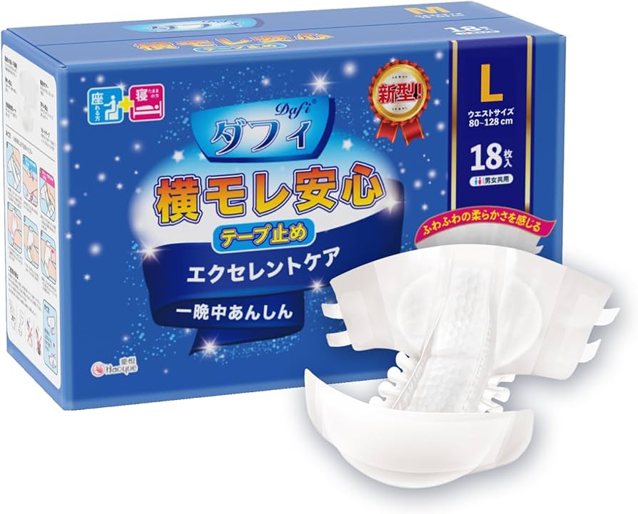 Amazon | DAFI 【吸収アップデート】大人用 おむつ テープ式 Lサイズ