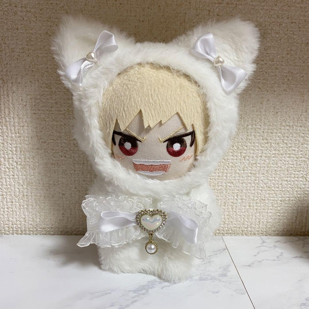 Amazon.co.jp: 着ぐるみ ぬいぐるみ ぬい服 16cm ともぬい 白猫 白