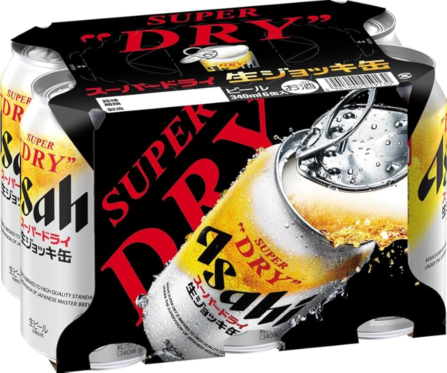 Amazon.co.jp: アサヒ スーパードライ 生ジョッキ缶 340ml×6缶パック