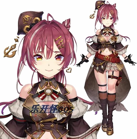 週末値引き ホロライブ 宝鐘マリン ソロライブ衣装 女性L ウィッグ込