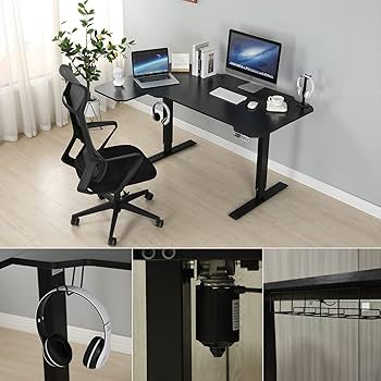 Amazon | Radlove パソコンデスク 電動昇降式 デスク 幅150CM×奥行