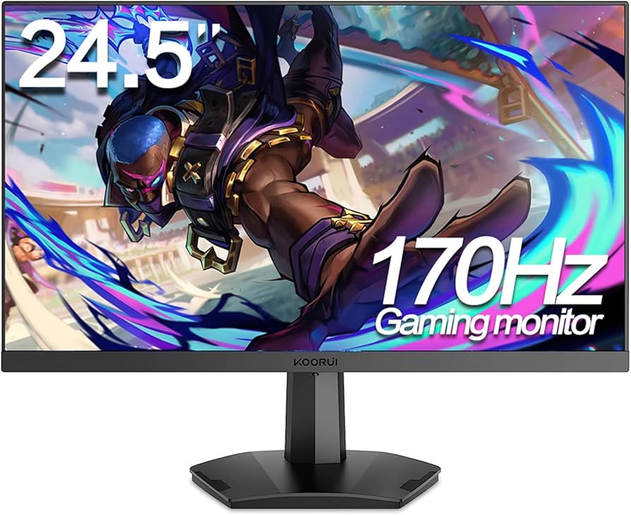 Amazon.com: KOORUI 25E3A 24.5-inch Gaming Monitor, 170hz FHD