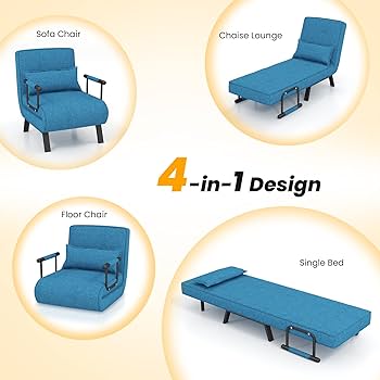 Amazon.com: Giantex Convertible Sofa Bed, 4-in-1 Folding Sleeper