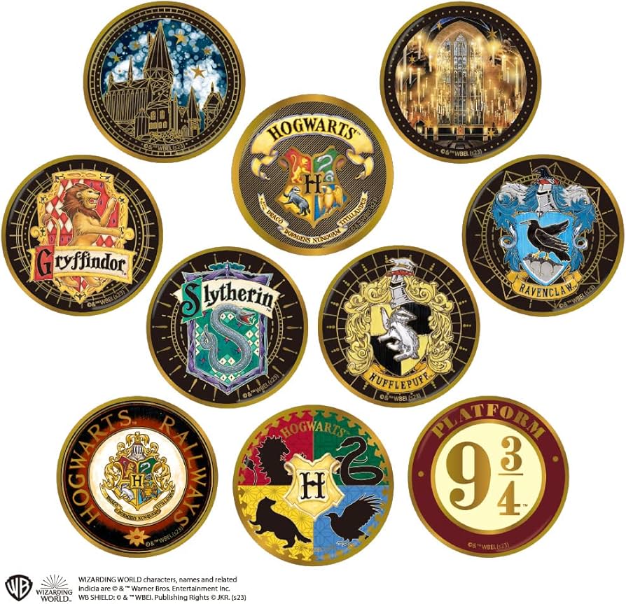 ハリー・ポッター 缶バッジ 30個セット 金バッジ テンヨー