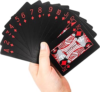 Amazon.com: Pumtus 6 Decks of Waterproof Poker Cards, Plastic PVC