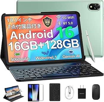 Amazon.co.jp: 【新登場 Android 16 セット版 タブレット】DOOGEE U10