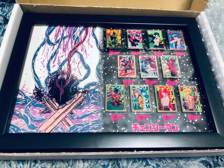 Amazon.co.jp: 完全受注生産 『チェンソーマン』全巻ピンズセット額装