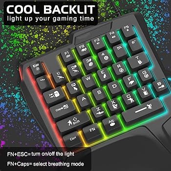 Amazon.co.jp: 片手キーボード マウス コンバーター セットこんばーた