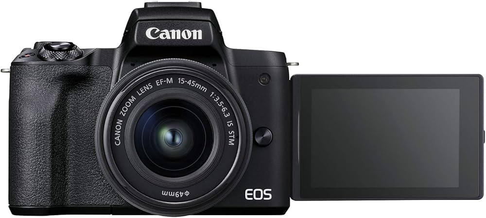 Buy Canon EOS M50 Mark II Optical (Black) + EF-M 15-45mm & EF-M 55