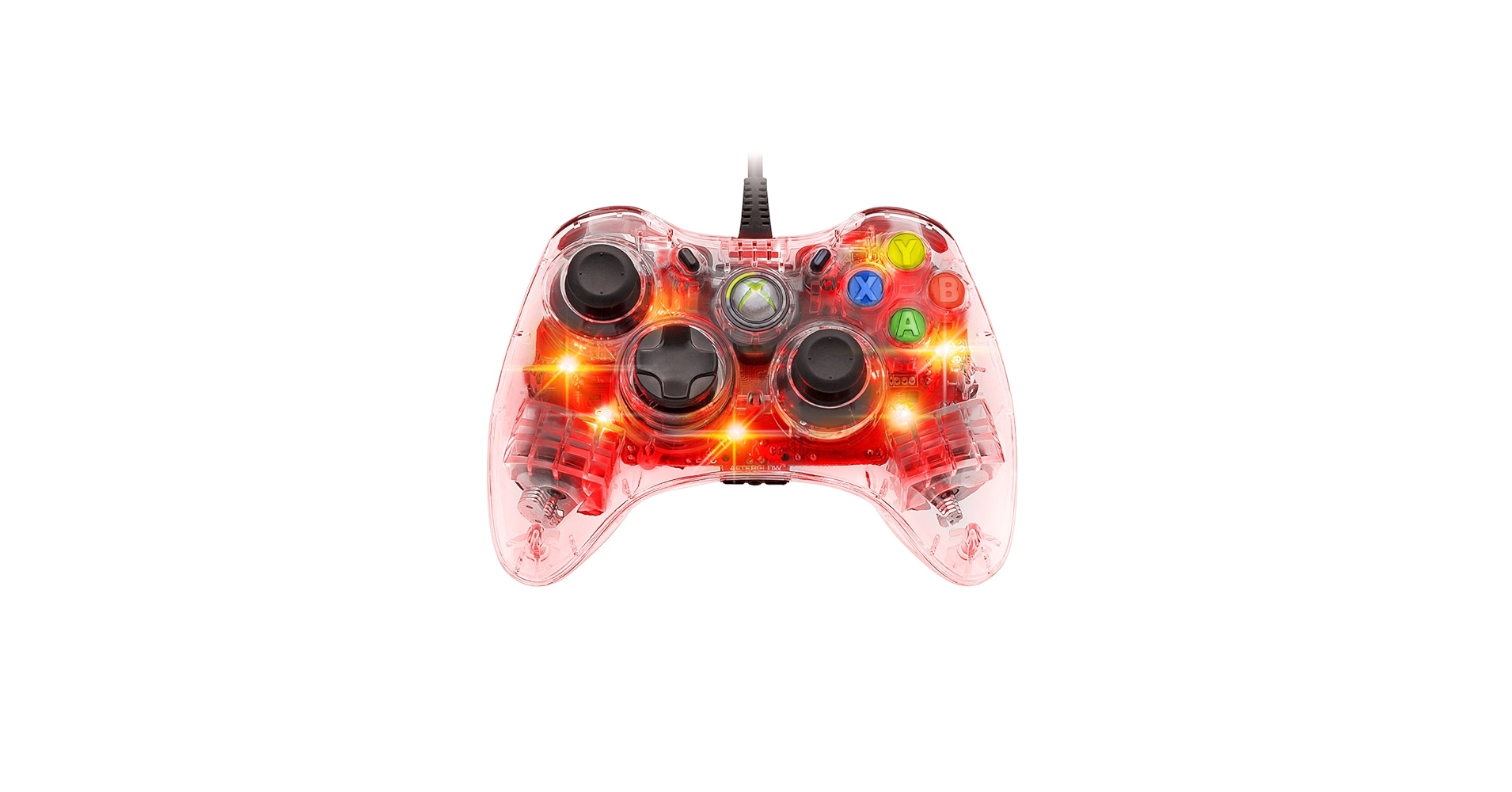 Amazon.com: PDP Afterglow Wired Controller for Xbox 360 - Red