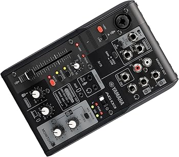 Yamaha AG03 MK2 Black 3-Channel Live Streaming Loopback Mixer/USB