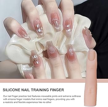 Amazon.co.jp: アクリルネイル用練習指,ネイル練習用指 | 関節と曲げ