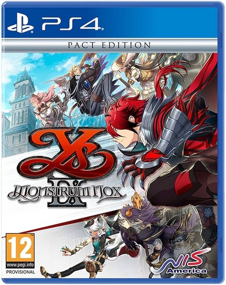 Amazon.com: Ys Ix: Monstrum Nox Pact Edition - PlayStation 4 (PS4
