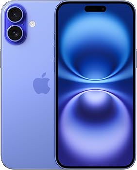 Amazon.com: Apple iPhone 16, US Version, 128GB, Ultramarine for T