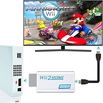 Amazon.com: LongLongJin wii to hdmi Adapter 1080P with Audio Jack