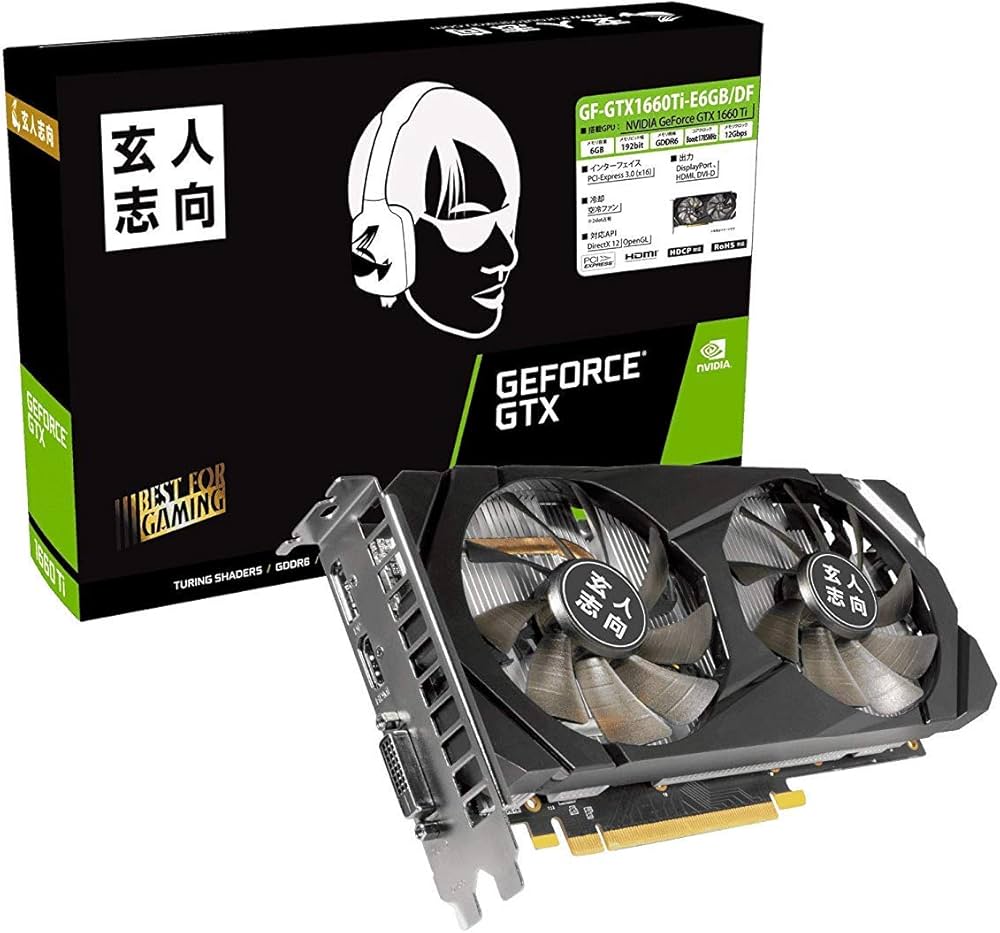 Amazon | 玄人志向 NVIDIA GeForce GTX 1660Ti 搭載 グラフィック