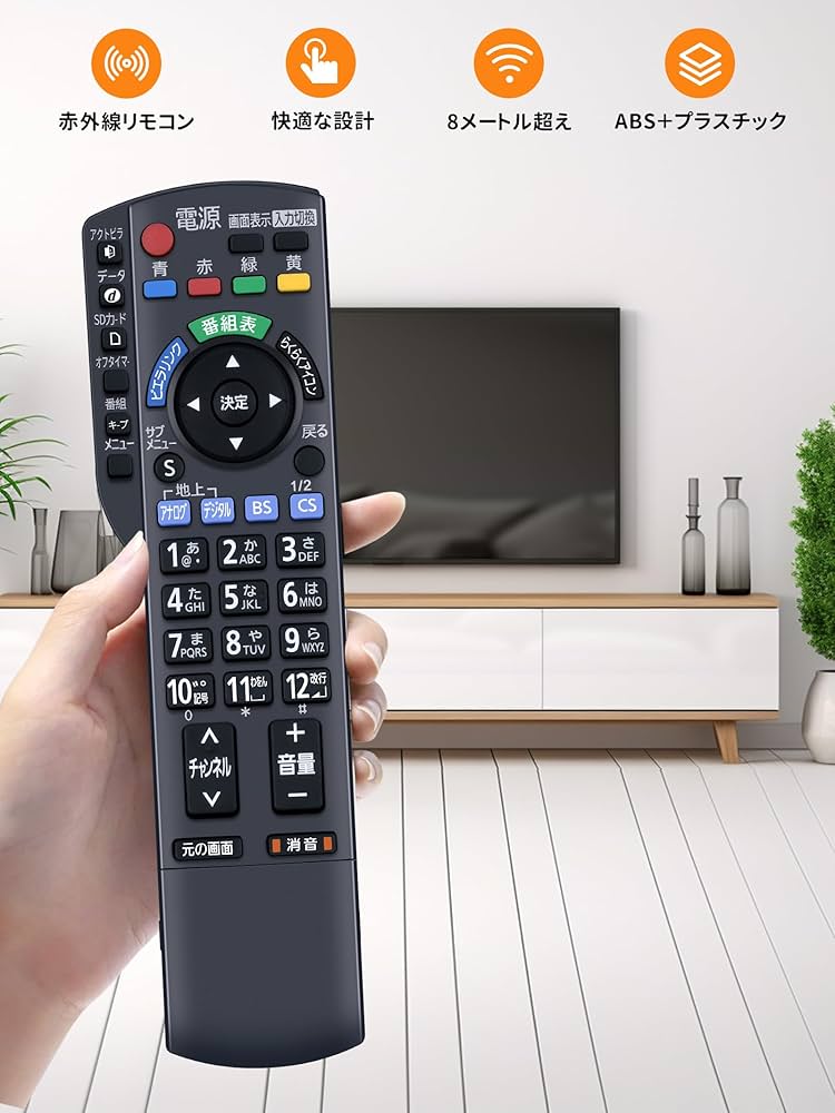 Amazon | テレビリモコン N2QAYB000482 for Panasonic パナソニック