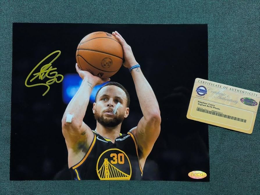 Amazon.co.jp: ステフィンカリー stephen curry 直筆サイン入り写真