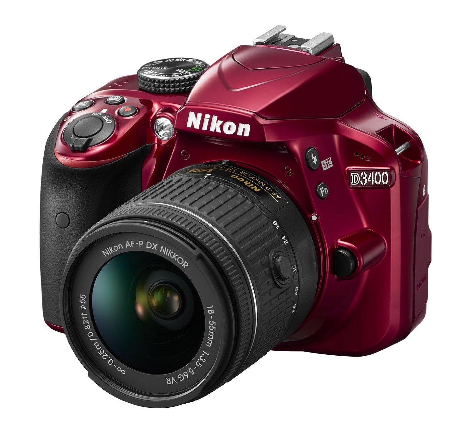 Amazon.com : Nikon D3400 w/ AF-P DX NIKKOR 18-55mm f/3.5-5.6G VR