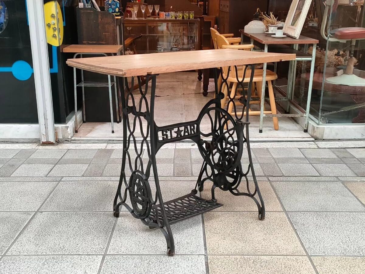 Amazon.co.jp: 1289リメイクミシンテーブルテーブルミシン台作業台机