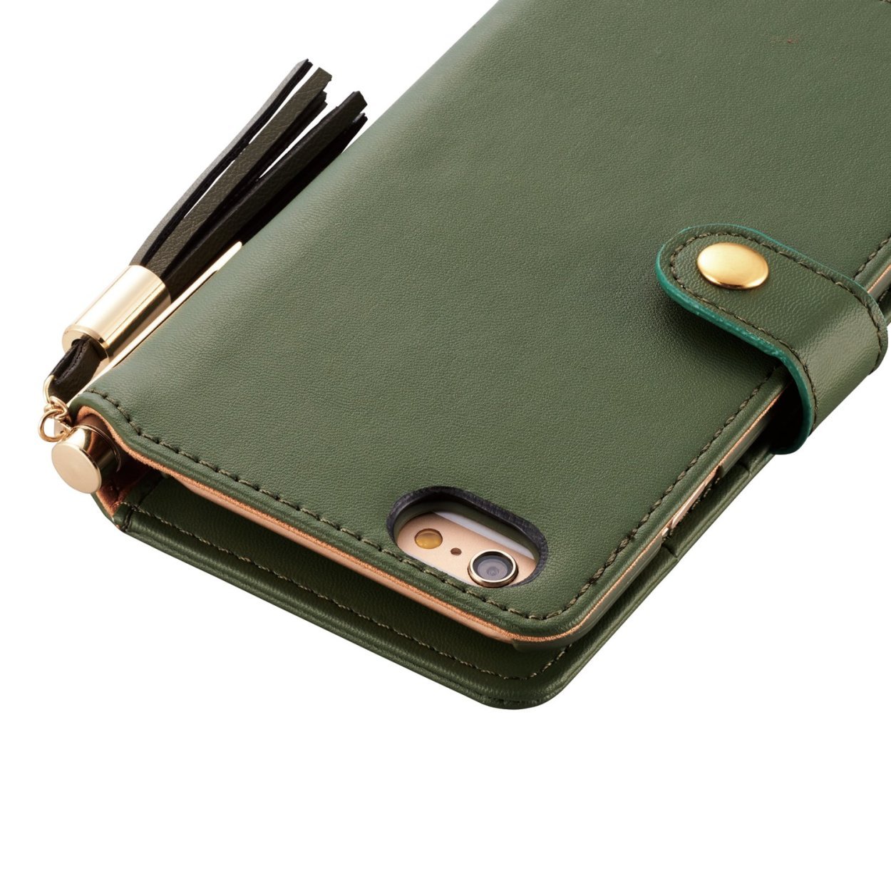 Amazon.co.jp: ELECOM iPhone 6s/6 対応 ケース ソフトレザー 手帳型