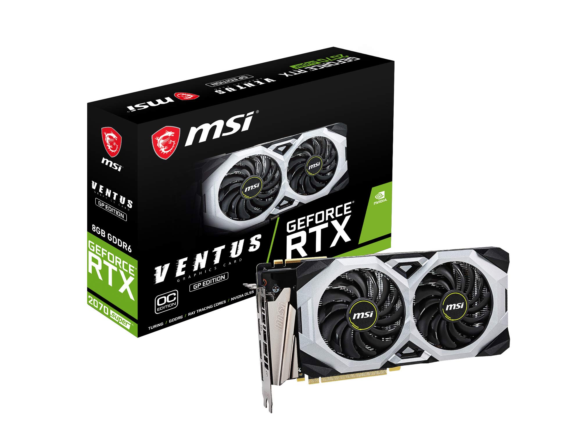Amazon | MSI GeForce RTX 2070 SUPER VENTUS GP OC/AM グラフィックス