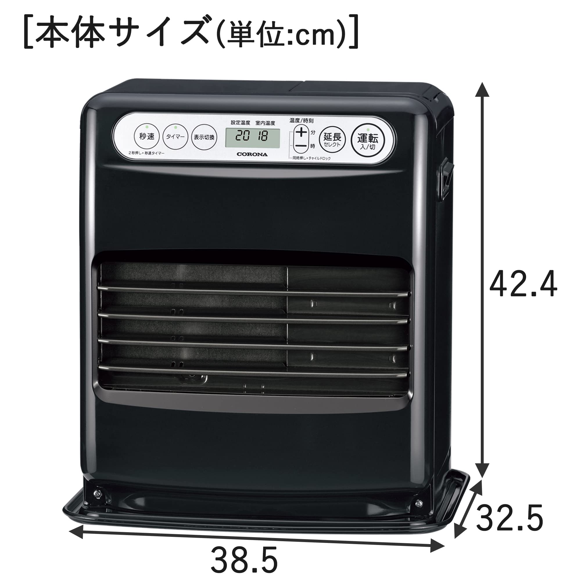 Amazon | CORONA(コロナ) 石油ファンヒーター 【日本生産】 (木造9畳