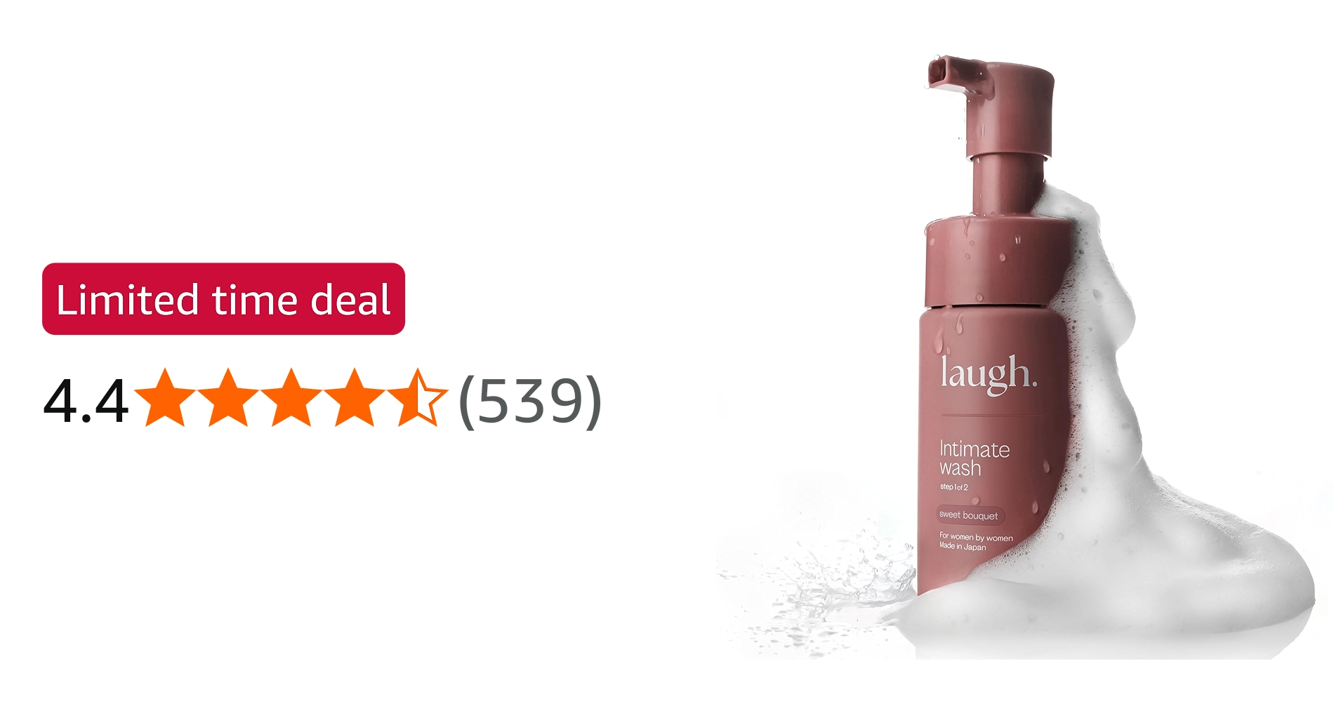 Amazon.co.jp: 【Official】laugh. Laugh Dot Intimate Wash Delicate
