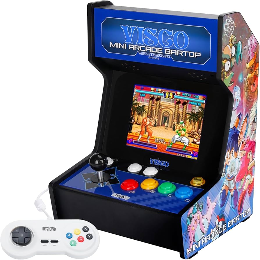 Amazon.co.jp: UNICO • VISCO ミニ アーケードバートップ レトロゲーム