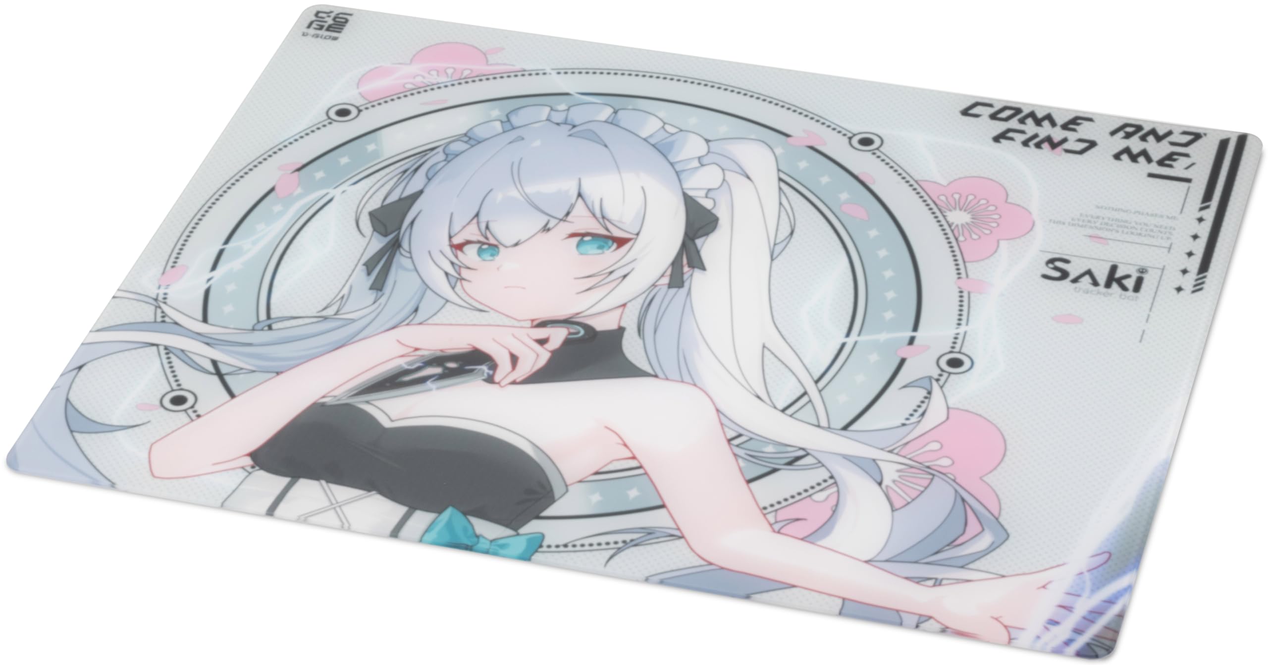 Amazon.co.jp: D-GLOW 影 Saki ガラスマウスパッド/ゲーミングマウス