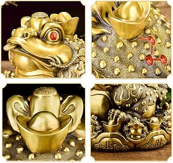 Amazon.co.jp: 三脚蛙 三本脚の蛙 三脚蟾蜍 集宝盆三脚蛙 銭蛙 カエル