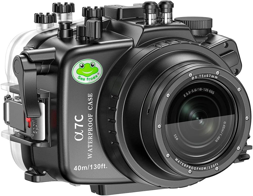 Amazon | Sea Frogs 防水カメラハウジング Sony A7C 10-18 28-60MM