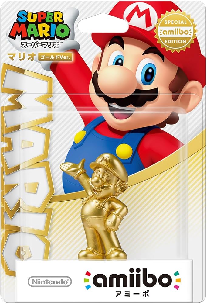 Amazon.co.jp: amiibo マリオ【ゴールドVer.】 (スーパーマリオ