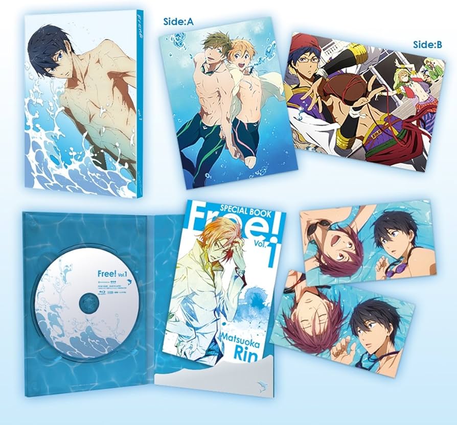 Amazon.co.jp: Free! 1 [DVD] : 島崎信長, 鈴木達央, 宮野真守, 代永翼