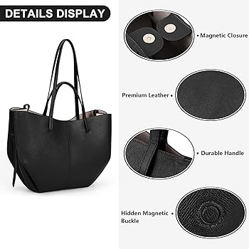 Amazon.com: Juoxeepy Work Bag Faux Leather Tote Bag for Women
