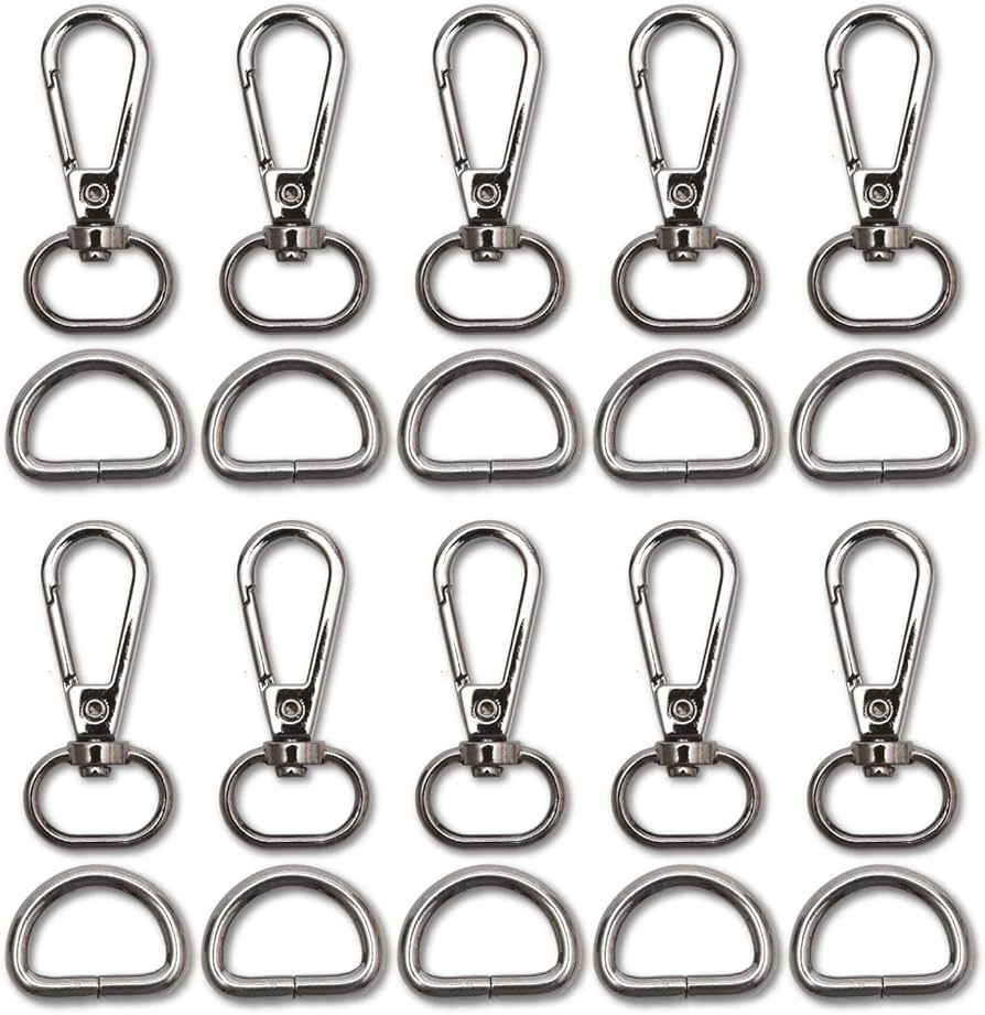 Amazon.co.jp: dかん 20mm ナスカン セット [4色] レザークラフト