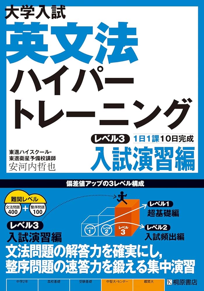 大学入試 英文法ハイパートレーニング レベル3 入試演習編 | 安河内