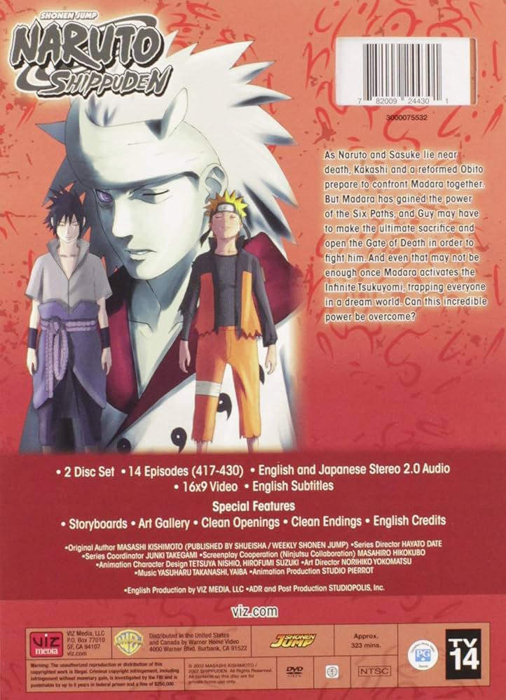 Amazon.com: Naruto Shippuden Uncut DVD Set 33 DVD : Various