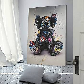 Amazon.co.jp: Kaws 素晴らしい絵画 カーズポスター アートパネル