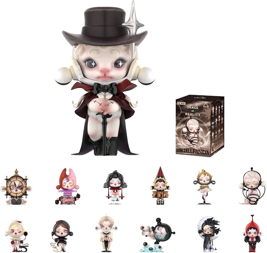 Amazon.com: POP MART SKULLPANDA Image Of Reality Series Figures