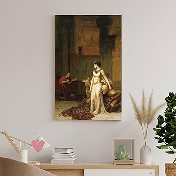 Amazon.co.jp: ジャンレオンジェローム「クレオパトラVII」 絵画