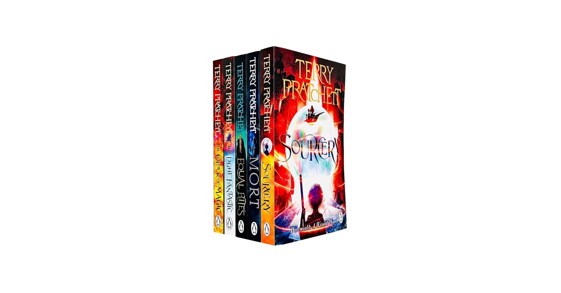Terry Pratchett Discworld Novels Series 1 - 5 Books Collection Set