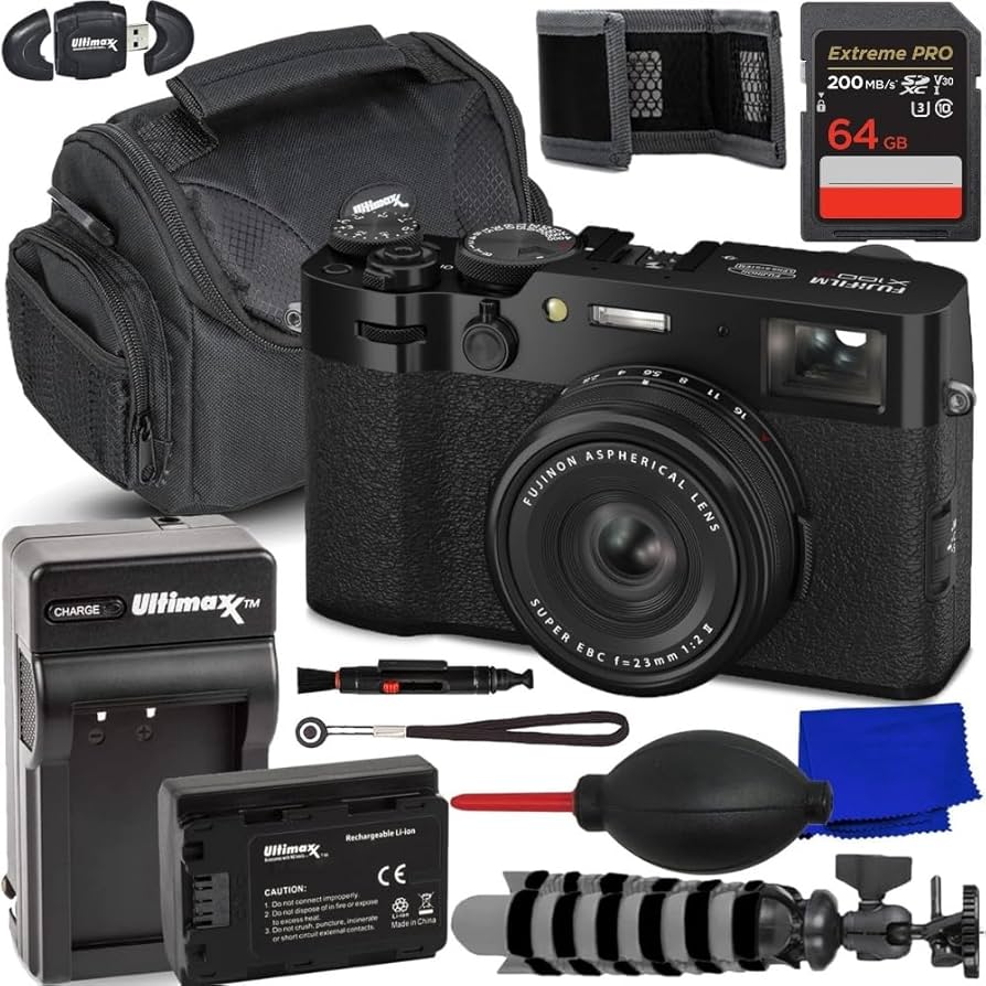Amazon.com : SSE FUJIFILM X100VI Digital Camera (Black) - Bundle