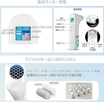 Amazon.co.jp: ZENIX ハイドロワン ハイドラフェイシャル 毛穴洗浄